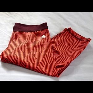 Adidas Cropped Athletic Leggings